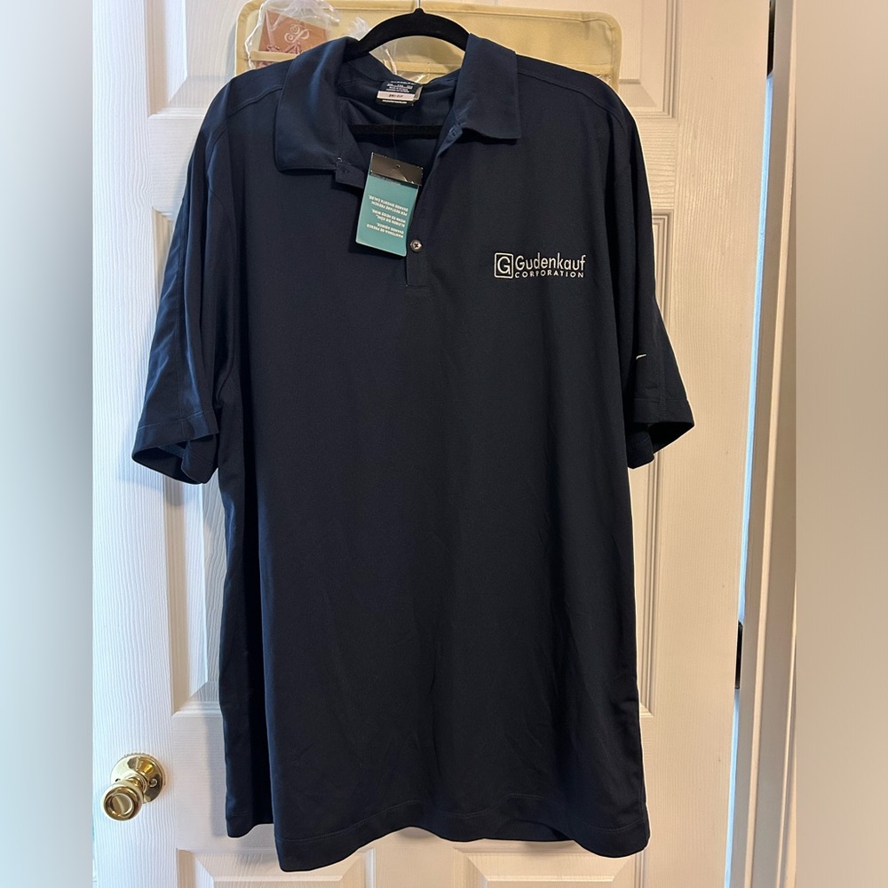BNWT Nike Men’s Size XXL Dri-Fit Navy Short Sleeve Polo Shirt